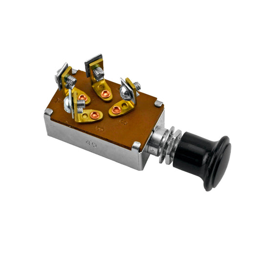 Cole Hersee SPST #9576 Push Pull Ignition and Start Switch